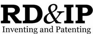 RD&IP INVENTING AND PATENTING logo