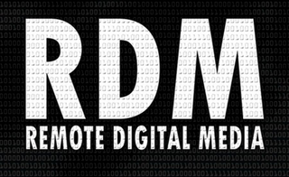 RDM REMOTE DIGITAL MEDIA logo