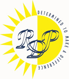 RDP DETERMINED TO MAKE A DIFFERENCE logo