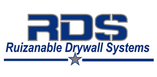 RDS RUIZANABLE DRYWALL SYSTEMS logo