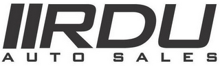 RDU AUTO SALES logo