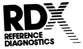 RDX REFERENCE DIAGNOSTICS logo