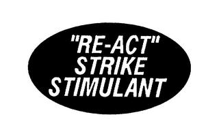 "RE-ACT" STRIKE STIMULANT logo