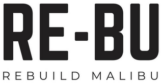 RE-BU REBUILD MALIBU logo