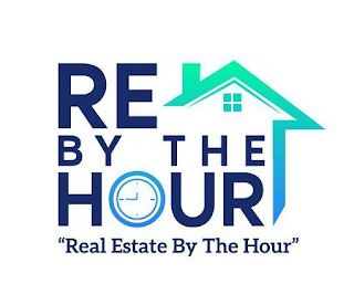RE BY THE HOUR "REAL ESTATE BY THE HOUR" logo