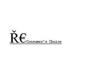 RE CONSUMER'S CHOICE logo