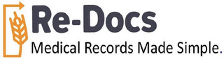 RE-DOCS MEDICAL RECORDS MADE SIMPLE. logo