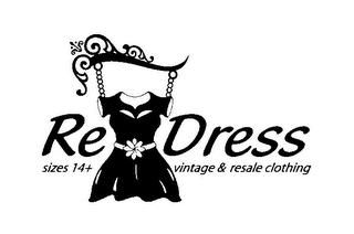 RE DRESS SIZES 14+ VINTAGE & RESALE CLOTHING logo