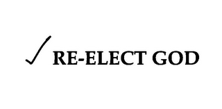 RE-ELECT GOD logo