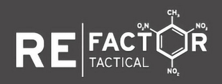 RE FACTOR TACTICAL O2N CH3 NO2 logo