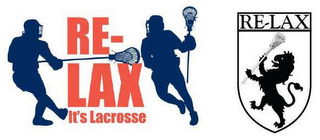 RE-LAX IT'S LACROSSE RE-LAX logo