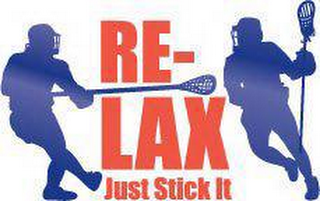 RE-LAX JUST STICK IT logo
