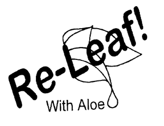 RE-LEAF! WITH ALOE logo