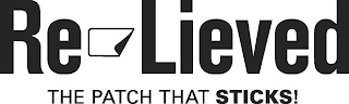 RE-LIEVED THE PATCH THAT STICKS! logo
