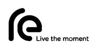 RE LIVE THE MOMENT logo