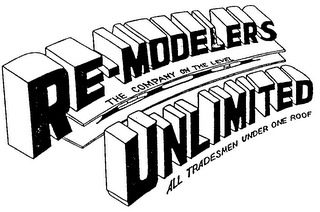 RE-MODELERS THE COMPANY ON THE LEVEL ALL TRADESMEN UNDER ONE ROOF logo