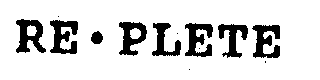 RE-PLETE logo