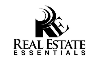 RE REAL ESTATE ESSENTIALS logo