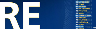 RE, RELATIONSHIPS, REVENUE, RESOURCES, REVOLUTIONARY, REPUTATION, REWARD, RESPONSIVENESS, RETENTION, RESOLUTION, RECOGNITION, RESHAPE, RESULTS logo