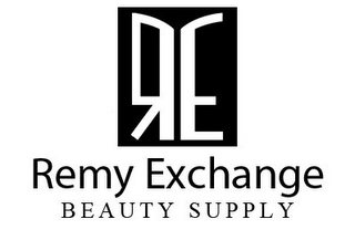 RE REMY EXCHANGE BEAUTY SUPPLY logo