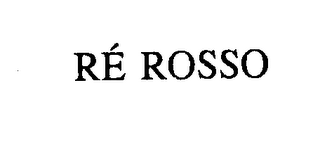RE ROSSO logo