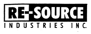 RE-SOURCE INDUSTRIES INC.