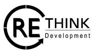 RE THINK DEVELOPMENT logo