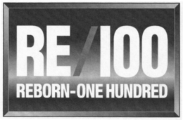 RE/100 REBORN-ONE HUNDRED logo