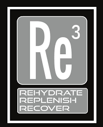 RE3 REHYDRATE REPLENISH RECOVER logo