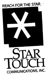 REACH FOR THE STAR. STAR TOUCH COMMUNICAATIONS, INC. logo