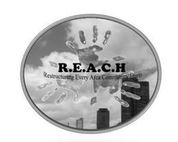 R.E.A.C.H RESTRUCTURING EVERY AREA COMMUNITY HURTS logo
