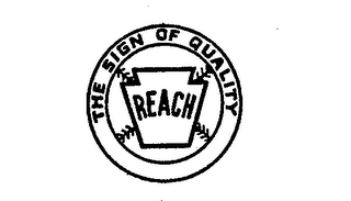 REACH THE SIGN OF QUALITY logo