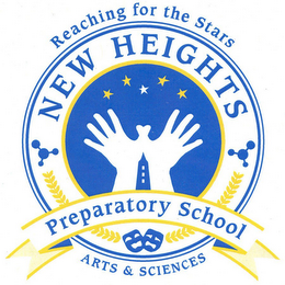 REACHING FOR THE STARS NEW HEIGHTS PREPARATORY SCHOOL ARTS & SCIENCES logo