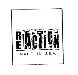REACTION MADE IN U.S.A. logo