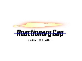 REACTIONARY GAP -TRAIN TO REACT- logo