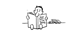 READ FASTER BY I.M. SPEEDY logo