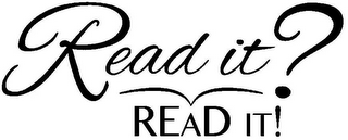 READ IT? READ IT! logo