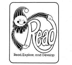 READ READ, EXPLORE, AND DEVELOP logo