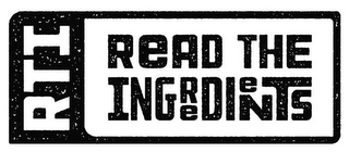 READ THE INGREDIENTS RTI logo