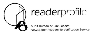 READER PROFILE AUDIT BUREAU OF CIRCULATIONS NEWSPAPER READERSHIP VERIFICATION SERVICE logo