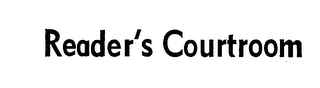 READER'S COURTROOM logo