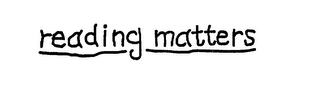 READING MATTERS logo