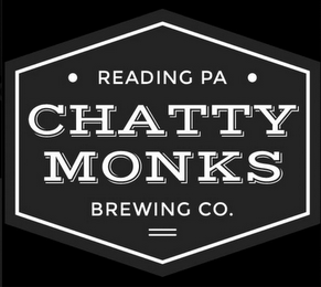 · READING PA · CHATTY MONKS BREWING CO. logo