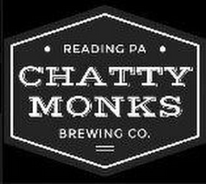 READING PA CHATTY MONKS BREWING CO. logo