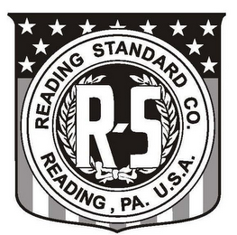 READING STANDARD CO. READING, PA. U.S.A. R-S logo