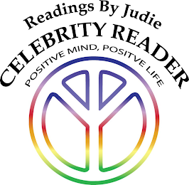 READINGS BY JUDIE CELEBRITY READER POSITIVE MIND, POSITIVE LIFE logo