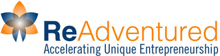 READVENTURED ACCELERATING UNIQUE ENTREPRENEURSHIP logo