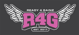 READY 4 GAINZ R4G EST. 2017 logo