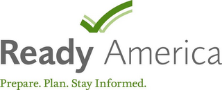 READY AMERICA PREPARE. PLAN. STAY INFORMED. logo