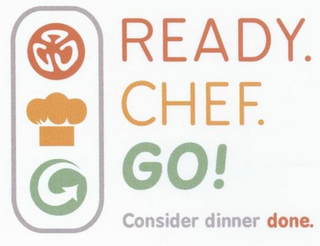 READY. CHEF. GO! CONSIDER DINNER DONE. logo